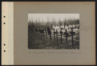 Bagneux. Le cimetière. Tombes militaires allemandes