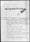 Argentina hoy n°09, 1 dec. 1981.