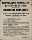 Mesure à l'égard des Militaires, Gardes mobiles, Gardes Nationaux et Francs-Tireurs en état d'ivresse