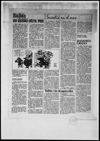 Opción. N° 19, mayo 1980, Sous-Titre : Boletín mensual de circulación restringida, Autre titre : Opción (Buenos Aires)