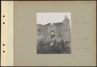 Saint-Juvin. L'église bombardée