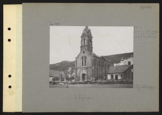 Eclusier. L'église
