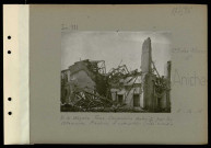 Aniche (Compagnie des mines d'). Est de Waziers. Fosse Desjardins détruite par les Allemands. Machines d'extraction (côté nord)