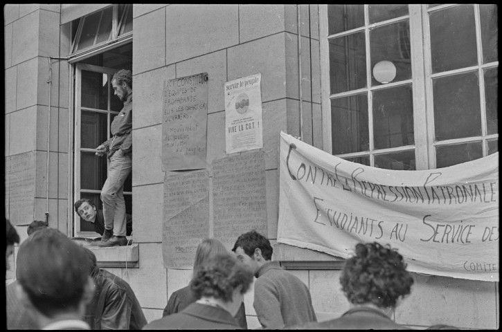 Mai 1968 : Sciences Po envahi par les grévistes, occupation de la Sorbonne