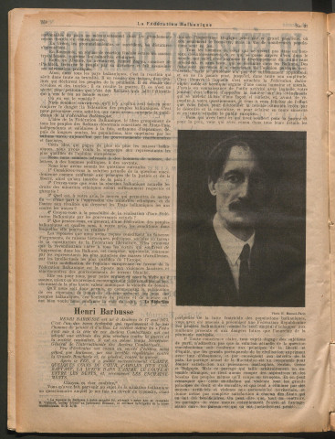 Février 1926 - La Fédération balkanique
