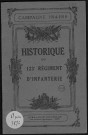 Historique du 123ème régiment d'infanterie