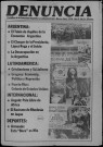 Denuncia. N°8. Marzo-Abril 1976. Sous-Titre : Órgano del movimiento antimperialista por el socialismo en Argentina