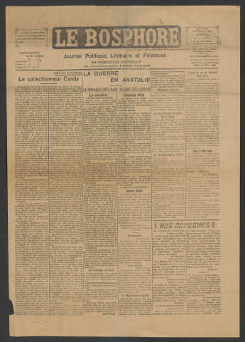 Avril 1921 - Le Bosphore