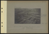 Linde. Environs est du village. Vue aérienne prise vers Pollinchove