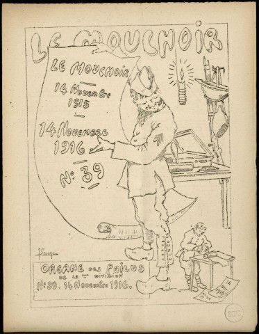 Le mouchoir : n° 39, Sous-Titre : Organe du péril (Ah! Rions)