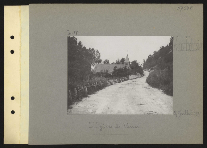 Vaux-Eclusier. L'église de Vaux