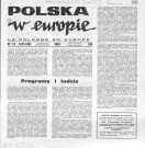 Polska w Europie (1967 ; n°1-12)  Autre titre : La Pologne en Europe