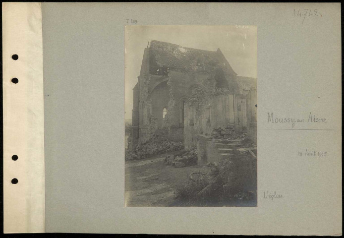 Moussy-sur-Aisne. L'église