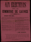 Commune de Caunes : Comité Conservateur