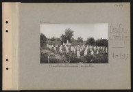 Beaulieu-les-Fontaines. Cimetière allemand ; ensemble
