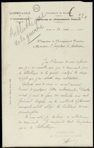 Arras (62) : Notes et documents