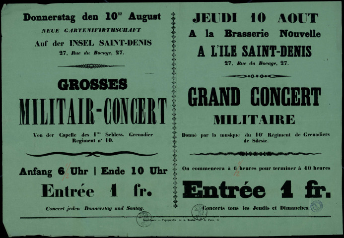 Grand concert militaire = Grosses Militair-Concert