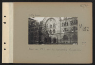 Metz. Hôtel des PTT avec les inscription françaises