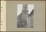 Saint-Morel. L'église bombardée