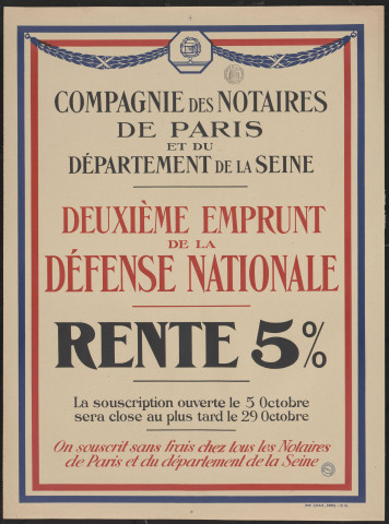Deuxième emprunt de la défense nationale