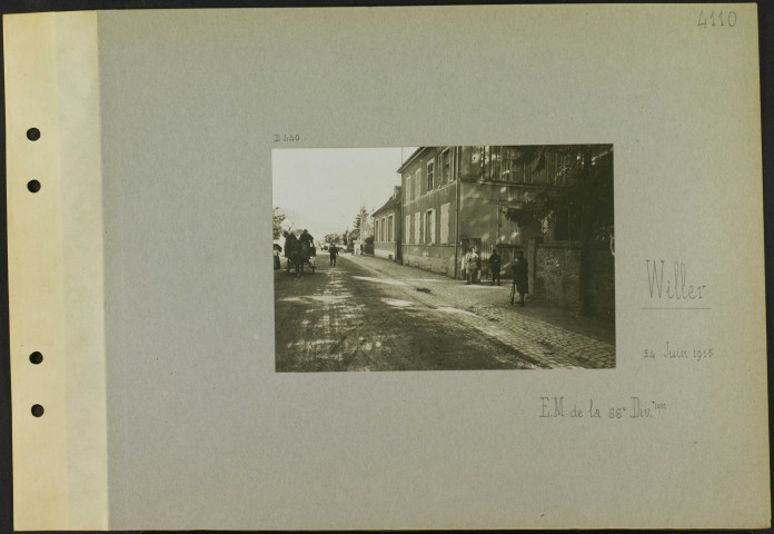 Willer. Etat-major de la 66e division