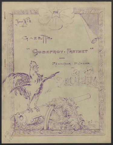 Gazette de l'atelier Godefroy-Freynet - Année 1916 fascicule 8-19