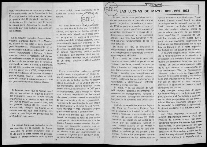 El Combatiente n°265, 25 de mayo de 1979. Sous-Titre : Organo del Partido Revolucionario de los Trabajadores por la revolución obrera latinoamericana y socialista