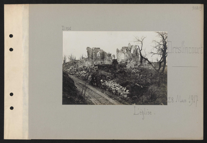 Deslincourt. L'église