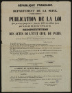 Publication de la loi qui proroge... La loi du 12 février 1872 sur la reconstutution des actes de l'état civil de Paris