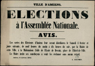 Les cartes des Electeurs d'Amiens leur seront distribuées