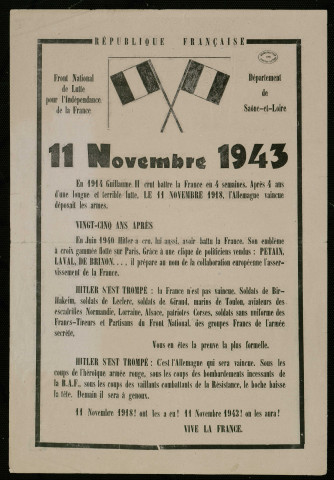 11 Novembre 1943