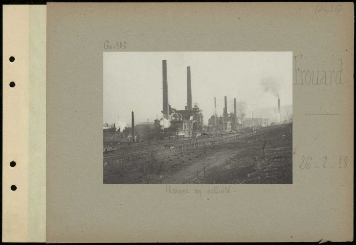 Frouard. Usines en activité