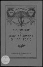 Historique du 346ème régiment d'infanterie