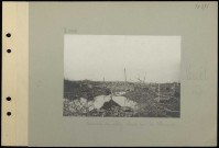 Vouël. Panorama du village détruit par les Allemands
