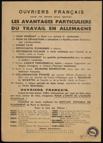 Ouvriers français vous ne devez plus ignorer les avantages particuliers du travail en Allemagne