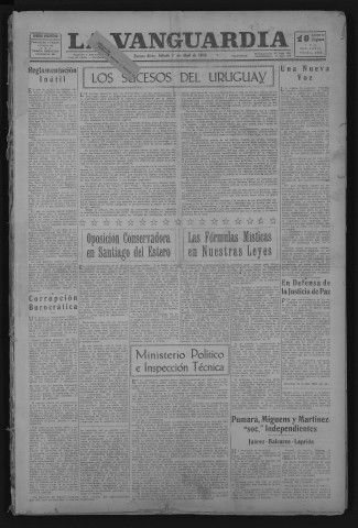 Avril 1933 - La Vanguardia