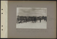 Paris. Ecole militaire. Le 18e bataillon indochinois (troupes annamites) vient d'arriver à Paris
