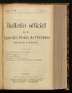 Mai 1905 - Bulletin officiel de la Ligue des Droits de l'Homme