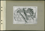 Reims. Plan de l'abbaye de Saint-Rémi