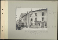 Nancy. Rue du Mont-Désert, à l'angle de la rue de l'Étang. Maisons bombardées par les avions allemands