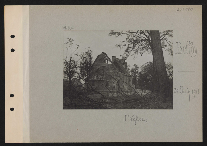 Belloy. L'église