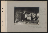 Ravin de Bitry (lieu dit Libertrud). Compagnie du génie prête à monter aux tranchées de première ligne