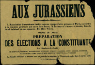 Réunion générale : Préparation des élections à la constituante