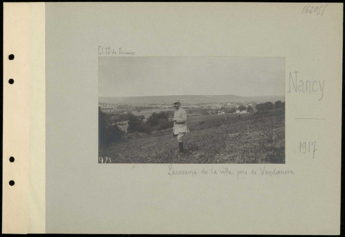 Nancy. Panorama de la ville pris de Vandœuvre