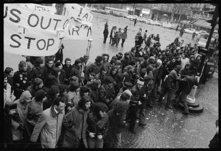 Manifestation contre la guerre au Vietnam