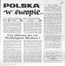 Polska w Europie (1969 ; n°1-11)  Autre titre : La Pologne en Europe