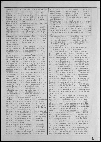 Alarma (1982 ; n°13). Sous-Titre : Boletín de Fomento obrero revolucionario. Autre titre : Boletín de FOR