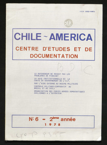 Chile America - 1978