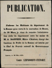M. A. Dauphin… Chargé des fonctions de Préfet de la Somme…