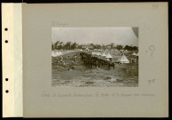 [S.l.]. Camp de hussards britanniques : les tentes et le bivouac des chevaux